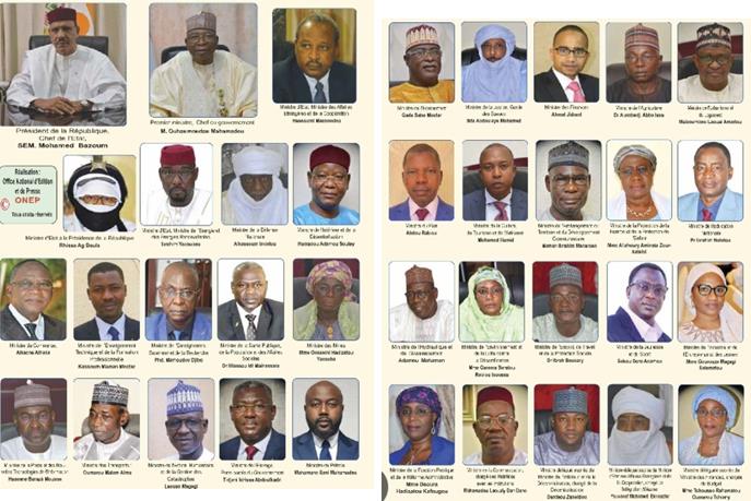 Niger : Des ministres actifs et ceux en sommeil de Mohamed Bazoum !