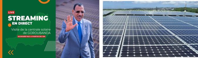 Niger : Inauguration de la centrale solaire de Gorou-Banda, les prémices d’un boom énergétique !