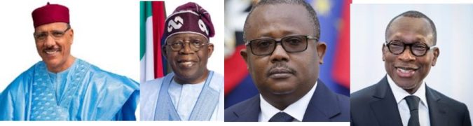 Abuja : Bazoum, Sissoko, Talon et Tinubu mûrissent les résolutions du prochain sommet extraordinaire des Chefs d’Etat de la CEDEAO !